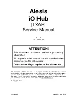 Alesis iO Hub Service Manual preview