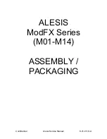 Предварительный просмотр 6 страницы Alesis M01 Service Manual