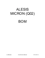 Preview for 13 page of Alesis Micron Service Manual