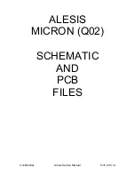 Preview for 24 page of Alesis Micron Service Manual