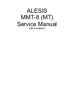 Alesis MMT-8 Service Manual предпросмотр