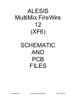 Preview for 5 page of Alesis MultiMix 12 FireWire Service Manual