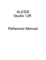 Предварительный просмотр 1 страницы Alesis MULTIMIX 12R Reference Manual