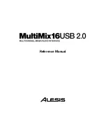 Alesis MULTIMIX 16 Reference Manual preview