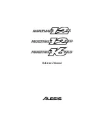 Alesis MultiMix12FX Reference Manual preview