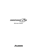 Preview for 1 page of Alesis MultiMix6FX Reference Manual