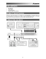 Preview for 3 page of Alesis MultiMix8Line Quick Start Manual