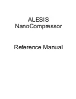 Alesis NanoCompressor Reference Manual предпросмотр