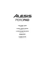 Preview for 1 page of Alesis PercPad Quick Start Manual