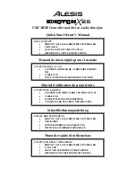 Preview for 1 page of Alesis PHOTON X 25 Quick Start Owner'S Manual