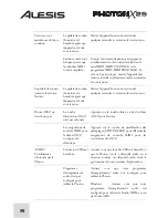 Preview for 60 page of Alesis PHOTON X 25 Quick Start Owner'S Manual