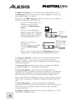 Preview for 66 page of Alesis PHOTON X 25 Quick Start Owner'S Manual