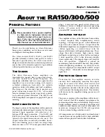 Предварительный просмотр 9 страницы Alesis POWER AMPLIFIER RA150 Reference Manual