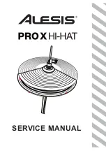 Предварительный просмотр 1 страницы Alesis PRO X HI-HAT Service Manual