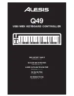 Alesis Q49 Quick Start Manual preview