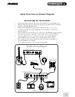 Предварительный просмотр 3 страницы Alesis RoadFire 15 Quick Start Owner'S Manual