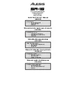 Preview for 1 page of Alesis SR-16 Quick Start Owner'S Manual