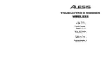 Alesis TransActive Drummer User Manual предпросмотр