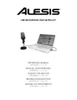 Предварительный просмотр 1 страницы Alesis USB MICROPHONE PODCASTING KIT Reference Manual