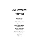 Alesis V149 User Manual preview