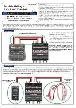 Preview for 1 page of Alewings DoubleVoltage Usage Manual