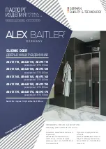 ALEX BAITLER AB61X110 User Manual предпросмотр