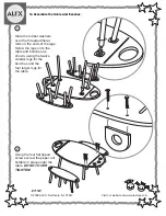 Preview for 2 page of Alex SUPER ART TABLE 711W Manual