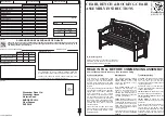 ALEXANDER ROSE CHAIR, BENCH & ROCKING CHAIR Assembly Instructions preview