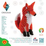 Preview for 1 page of Alexander Origami 3D Fox 2575 Manual