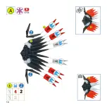 Предварительный просмотр 9 страницы Alexander Origami 3D Ladybug 2568 Manual