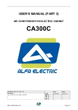 Предварительный просмотр 1 страницы Alfa Electric CA300C User Manual