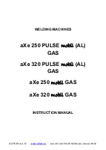 Preview for 1 page of Alfa IN aXe 250 mobil GAS Instruction Manual