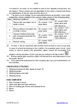 Preview for 6 page of Alfa IN PEGAS 121 PLASMA Operating Manual