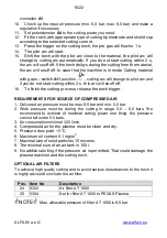 Preview for 16 page of Alfa IN PEGAS 121 PLASMA Operating Manual