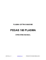 Alfa IN PEGAS 160 PLASMA Operating Manual preview