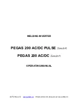 Предварительный просмотр 1 страницы Alfa IN PEGAS 200 AC/DC PULSE Smart Operating Manual