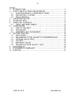 Preview for 2 page of Alfa IN PEGAS 40 PLASMA PFC Operating Manual