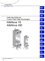 Alfa Laval AlfaNova 400 Instruction Manual preview