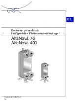 Предварительный просмотр 21 страницы Alfa Laval AlfaNova 400 Instruction Manual