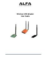 Предварительный просмотр 1 страницы Alfa Network ALFA WiFi USB User Manual