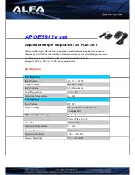 Alfa Network APOE5912v Specifications preview