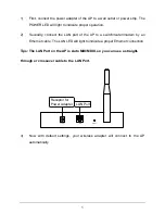 Предварительный просмотр 2 страницы Alfa Network AWAP411 Quick Installation Manual