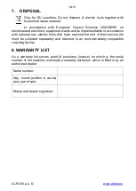 Preview for 18 page of Alfa Network FILTER UNI 2.2 Instruction Manual