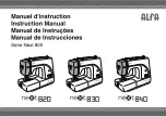 Alfa Network Next 800 Series Instruction Manual предпросмотр