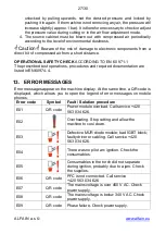 Предварительный просмотр 27 страницы Alfa Network SVAROG 105 PLASMA Operating Manual