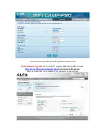 Предварительный просмотр 9 страницы Alfa Network WiFi CampPro Kit Setup Manual