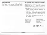 Preview for 6 page of Alfa Romeo 2000 Spider Veloce 1979 Owner'S Manual