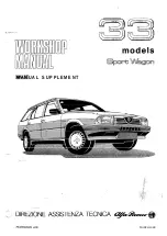 Alfa Romeo 33 1.3S Sport Wagon Workshop Manual Supplement предпросмотр