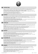 Preview for 8 page of Alfa Romeo 50903328 Fitting Instructions Manual