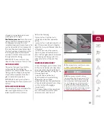 Предварительный просмотр 33 страницы Alfa Romeo MiTo 2016 Owner'S Handbook Manual